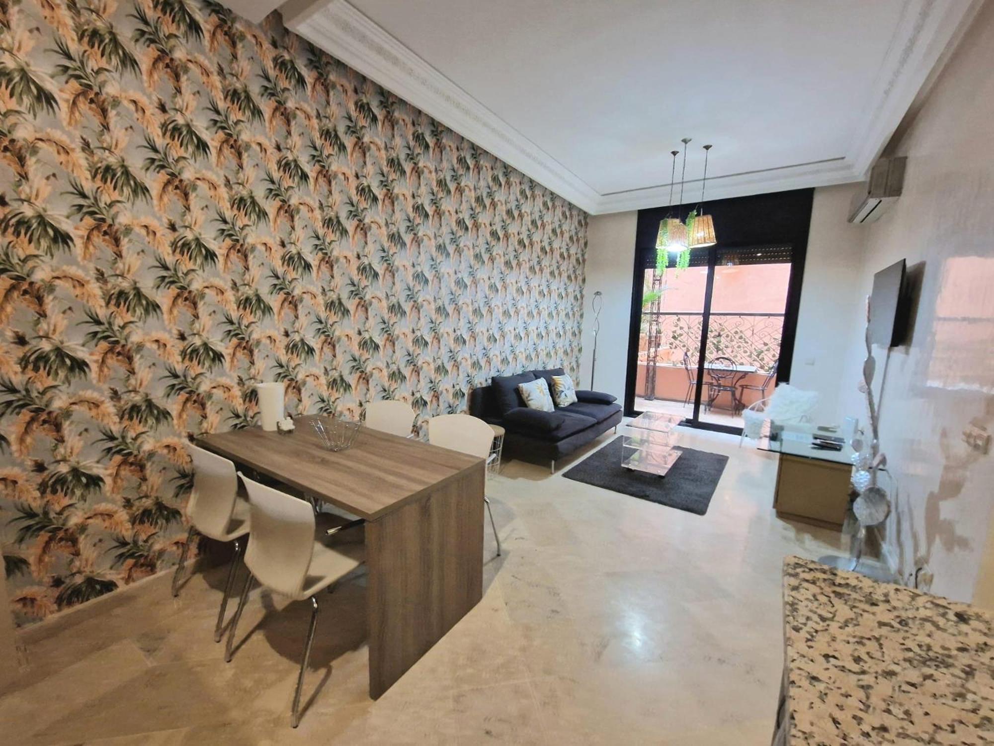 Superbe Appartement Piscine Gueliz マラケシュ エクステリア 写真
