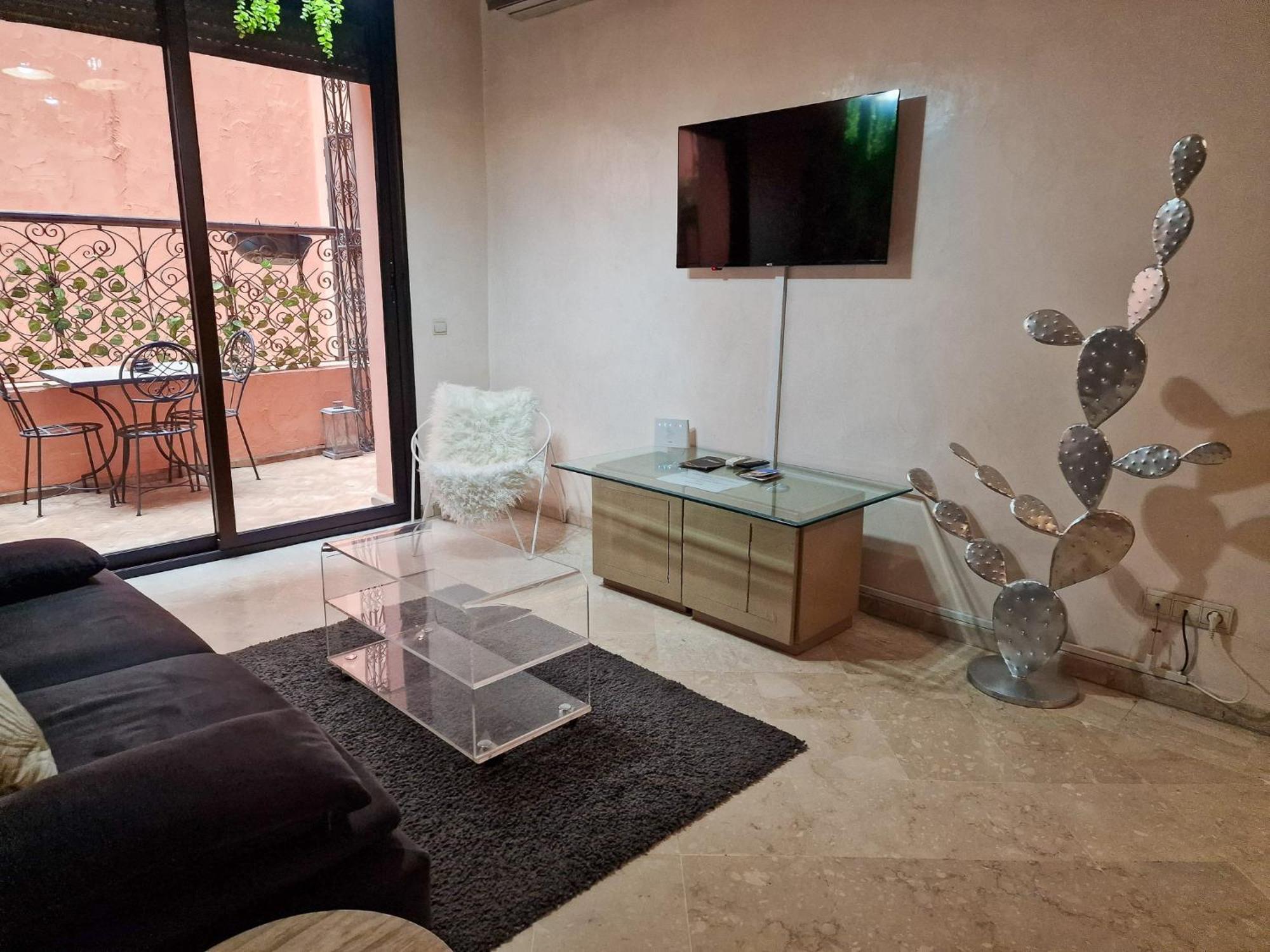 Superbe Appartement Piscine Gueliz マラケシュ エクステリア 写真