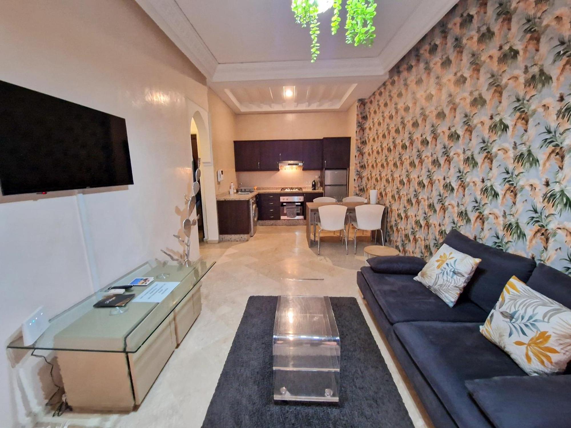 Superbe Appartement Piscine Gueliz マラケシュ エクステリア 写真